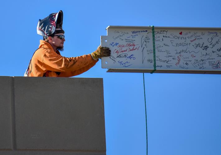 Placing the Signed beam